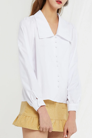 Storets + Angelica Large Collar Blouse