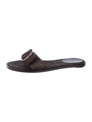 Tibi + Satin Slide Sandals