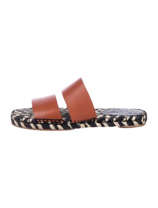 Proenza Schouler + Leather Slide Sandals