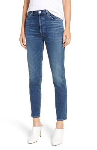 Citizens of Humanity + Olivia High Waist Ankle Slim Jeans