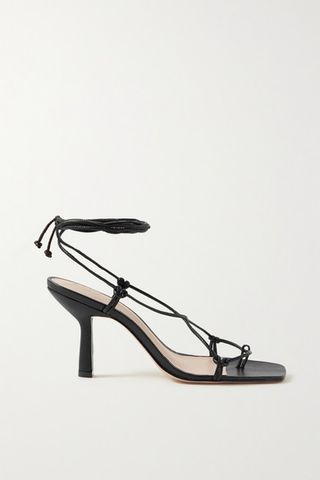 Porte & Paire + Knotted Leather Sandals
