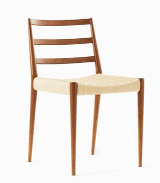 West Elm + Holland Dining Chair in Natural/Walnut