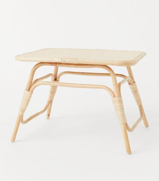 H&M + Coffee Table With Rattan