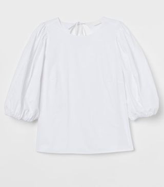 H&M + Puff-Sleeved Blouse