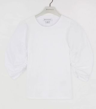 Warehouse + Gathered Sleeve Woven Top