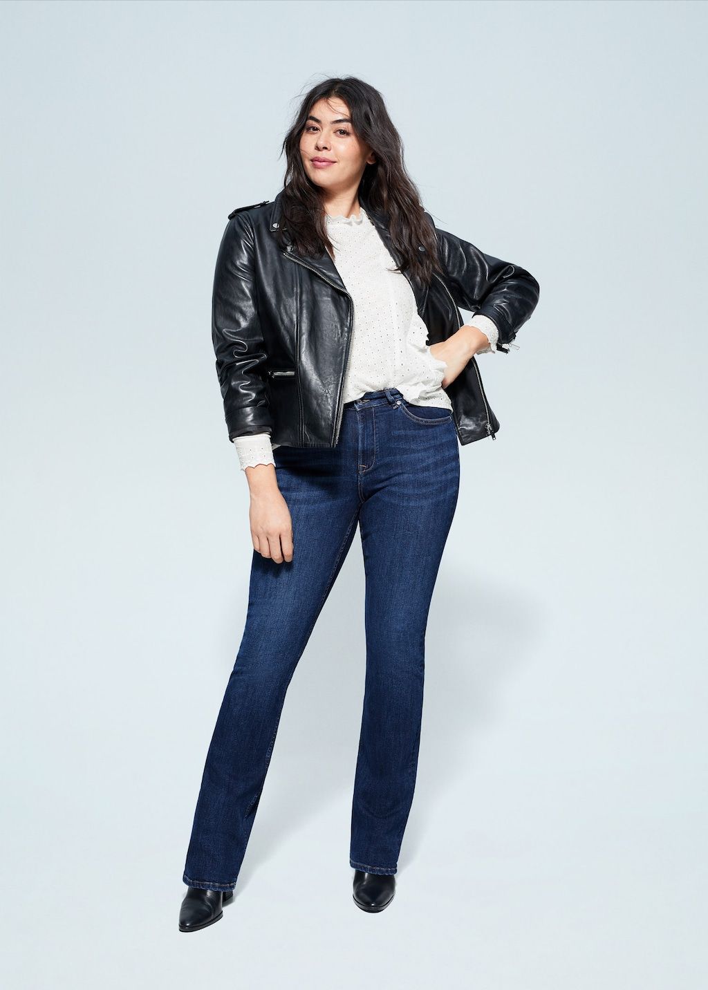 The 12 Best High-Waisted Boot-Cut Jeans | Who What Wear