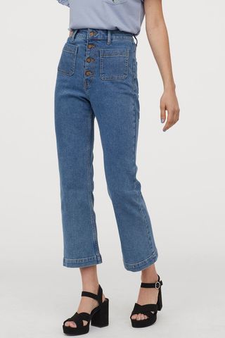 H&M + Kick Flare High Ankle Jeans