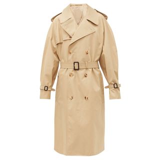 Wardrobe.NYC + Release 04 Double-Breasted Cotton Trench Coat