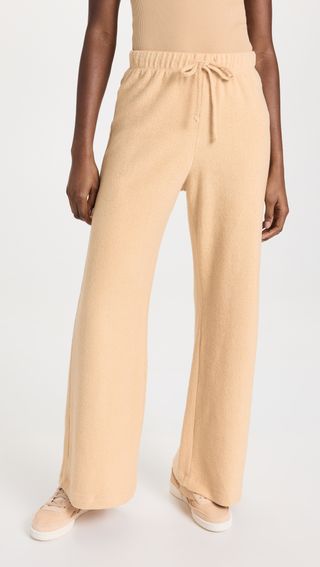 Donni. + Brushed Terry Wide Leg Pants