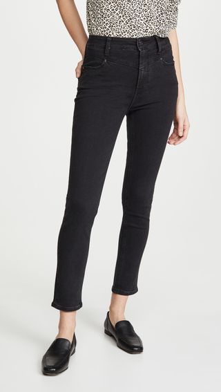 Paige + Margot Ankle Jeans With Front Yoke