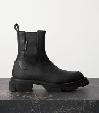 Both + Gao Rubber-Trimmed Leather Platform Chelsea Boots