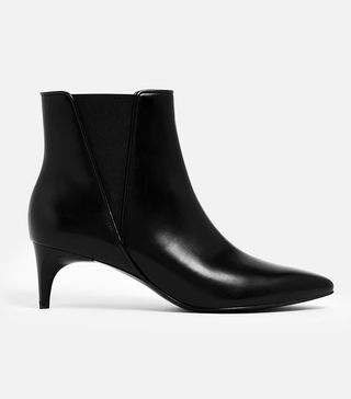 Charles & Keith + Kitten Heel Chelsea Ankle Boots