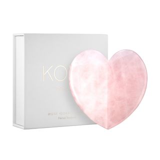 Kora Organics + Rose Quartz Heart Facial Gua Sha