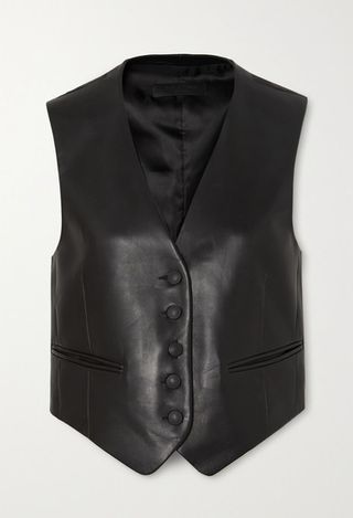 Rag 
Bone + Lina Leather Vest