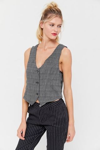 Urban Renewal + Remnants Menswear Plaid Vest