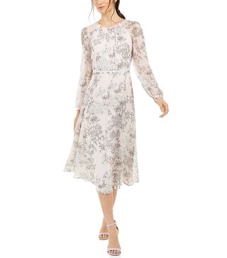 Tommy Hilfiger + Diana Floral-Print Chiffon Midi Dress