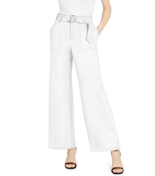 INC International Concepts + Belted Wide-Leg Utility Pants