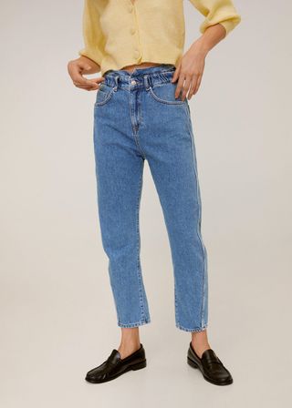 Mango + Waist Straight Slouchy Jeans