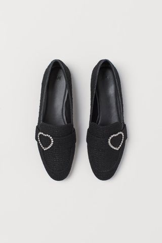 H&M + Loafers With Rhinestones