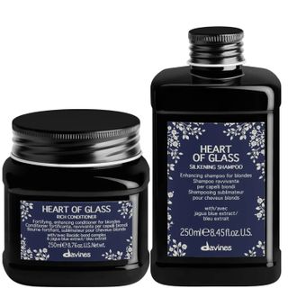 Davines + Heart of Glass Blonde Shampoo and Conditioner Haircare Duo