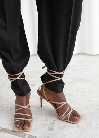 & Other Stories + Square-Toe Sandals