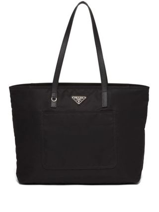Prada + Nylon Logo Tote Bag