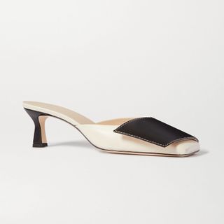 Wandler + Isa Two-Tone Leather Mules
