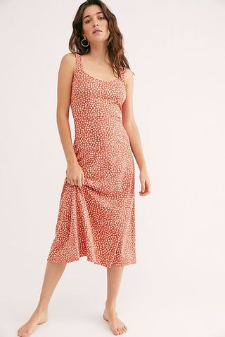 Free People + Lorelai Printed Midi Dress