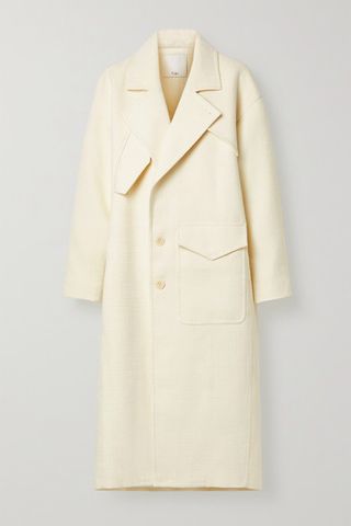 Tibi + Oversized Tweed Coat
