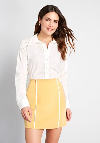 ModCloth + A New Classic Button-Up Top