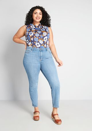 ModCloth + The Molly Straight Ankle Jeans