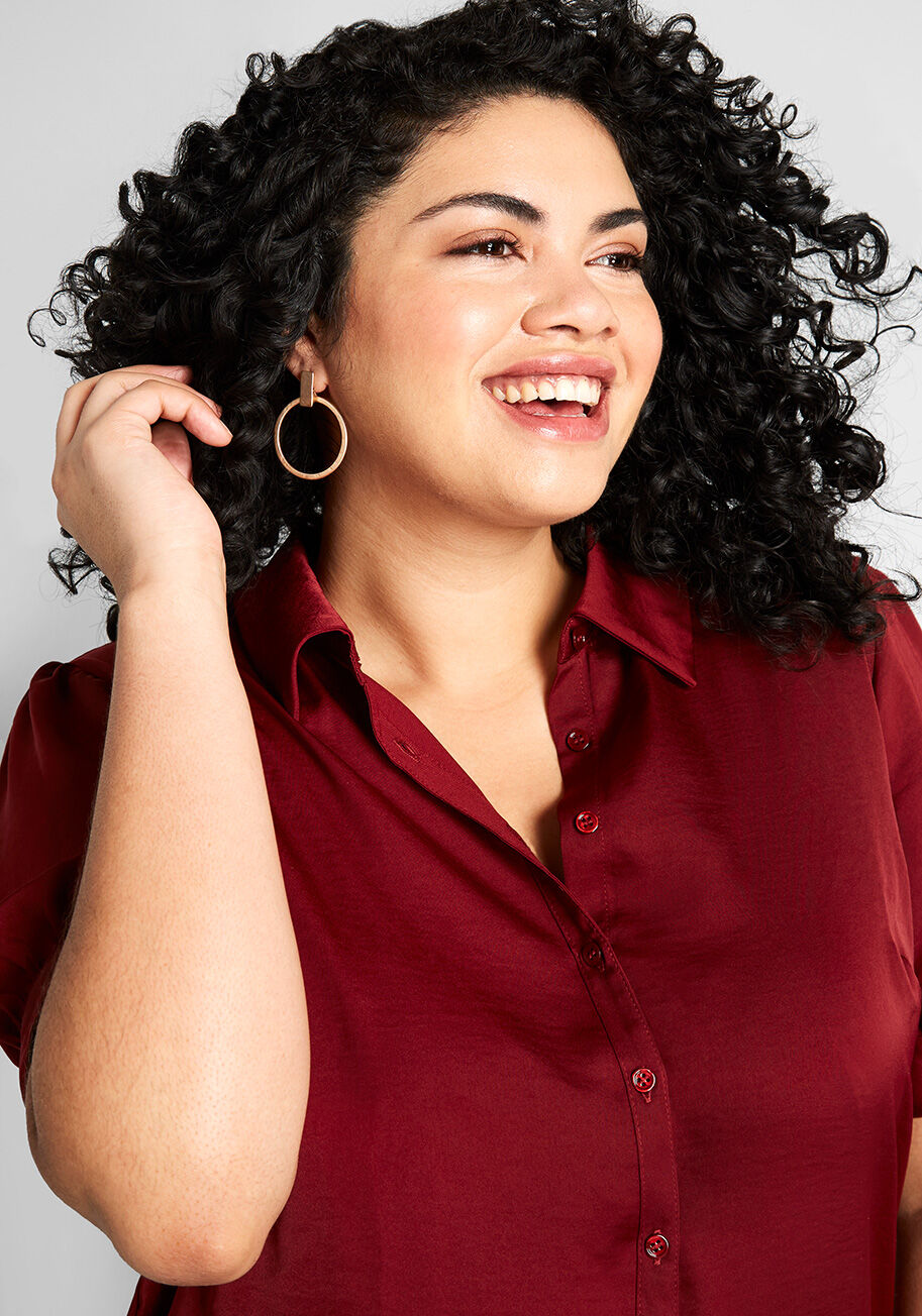 ModCloth + Retro Report Hoop Earrings