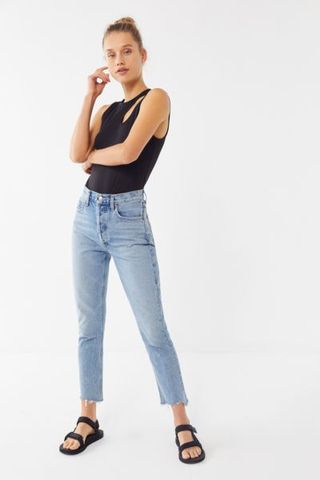 Agolde + Riley Crop Jeans