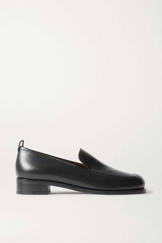 The Row + Penny Leather Loafers