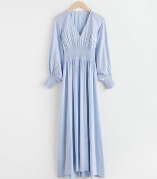 & Other Stories + Smocked Waist Maxi Dress