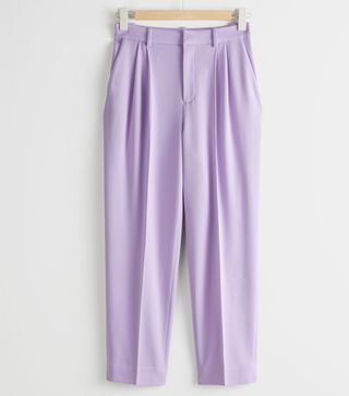 & Other Stories + Duo Pleat Tailored Trousers