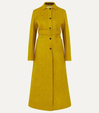 Jil Sander + Belted wool-blend felt coat