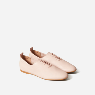 Everlane + The Leather Lace-Up Flat