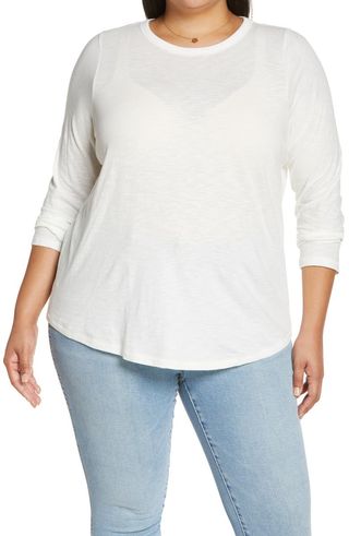Madewell + Women's Whisper Cotton Long Sleeve T-Shirt