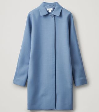 COS + Cocoon Coat With Pointed Collar