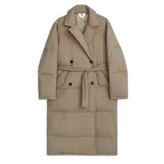 Arket + Down Puffer Trench Coat