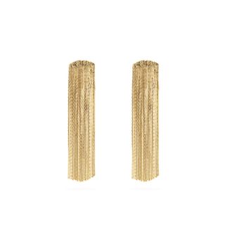 Anisse Kermiche + Grand Fil d'Or Gold-Plated Drop Earrings