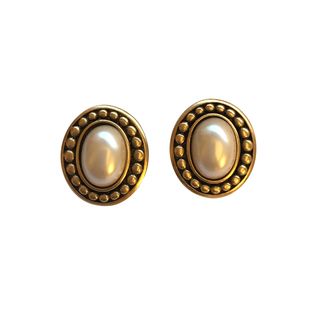 Yves Saint Laurent + Vintage Gold Earrings