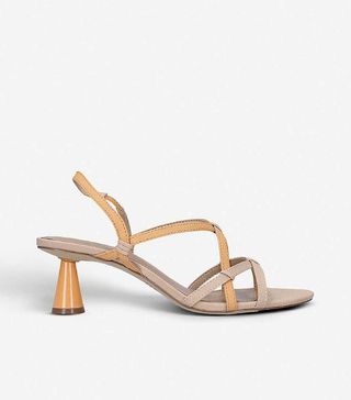 Who What Wear + Perla Strappy Faux-Leather Sandals