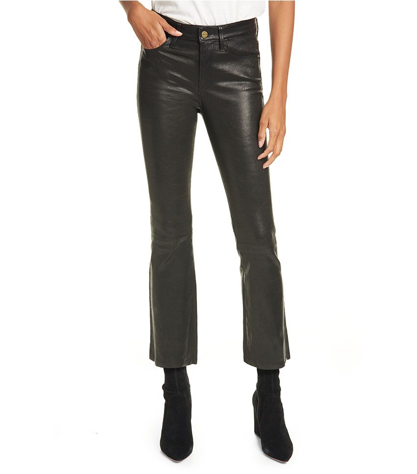 7 Easy Ways to Wear Leather Pants Who What Wear