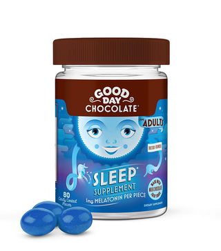 Good Day Chocolate + Melatonin Supplement, Natural Sleep Aid (80 Count)