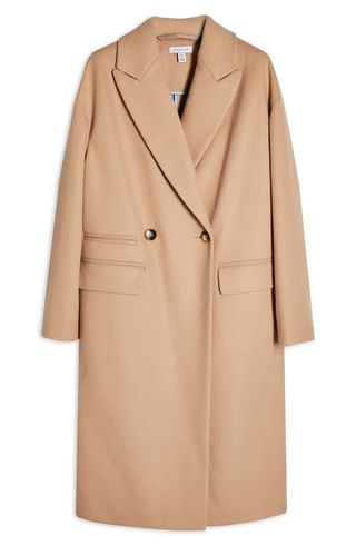Topshop + Classic Double Breasted Coat