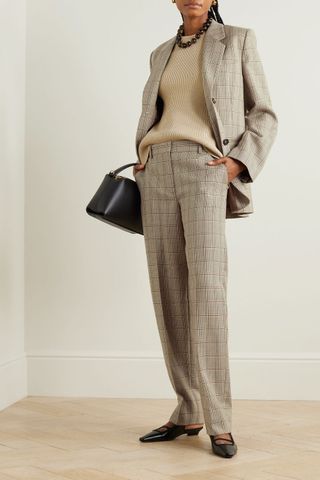 Toteme + Checked Wool Pants