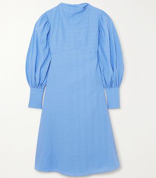 By Malene Birger + Net Sustain + Fleroya Crinkled-Organic Cotton Dress