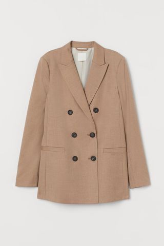 H&M + Double-Breasted Jacket